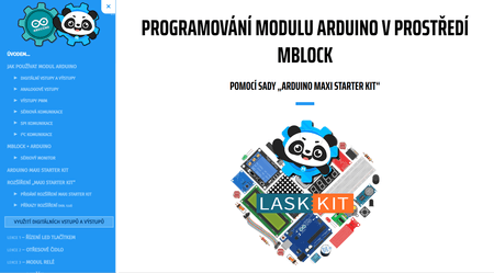 Programování Ardino v mBlock